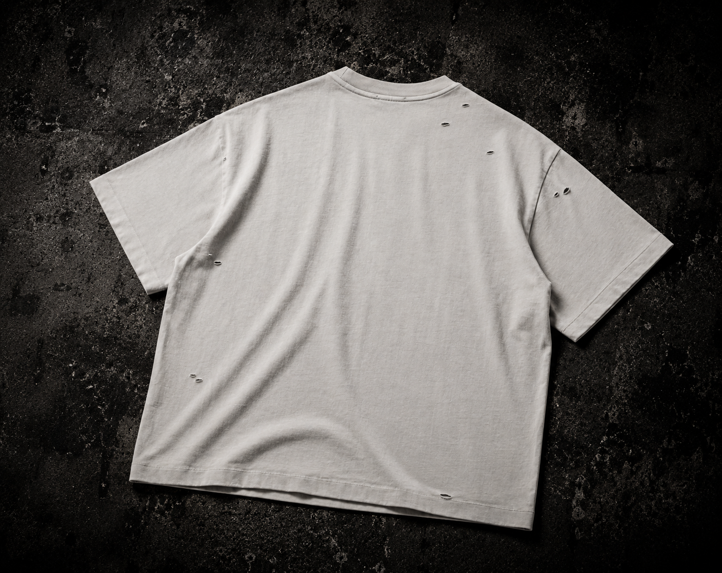 MOTION IS SURVIVAL DISTRESSED TEE
