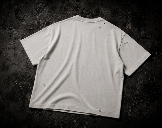 MOTION IS SURVIVAL DISTRESSED TEE